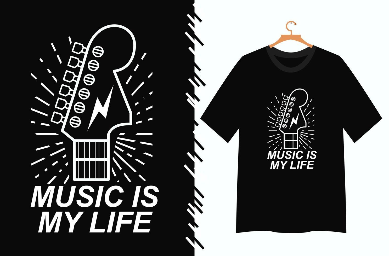 music illustration for t shirt design vector