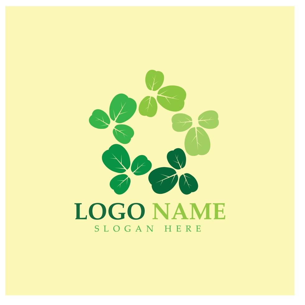 green moringa leaf logo, for herbal ingredients, moringa farming, health, medicine industry, beauty, therapy, concept design vector illustration icon template with a modern concept