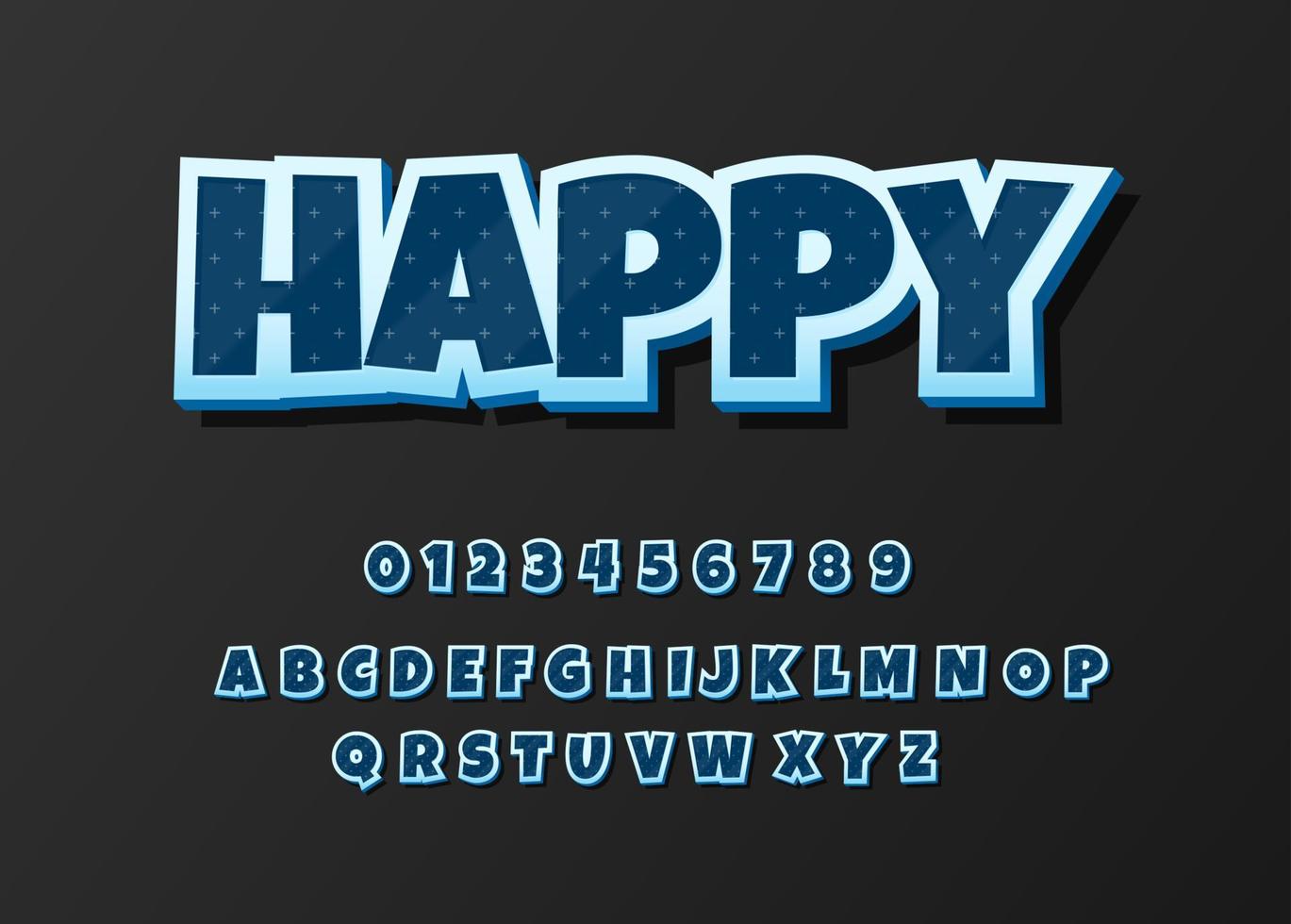 Happy birthday text effect editable vector