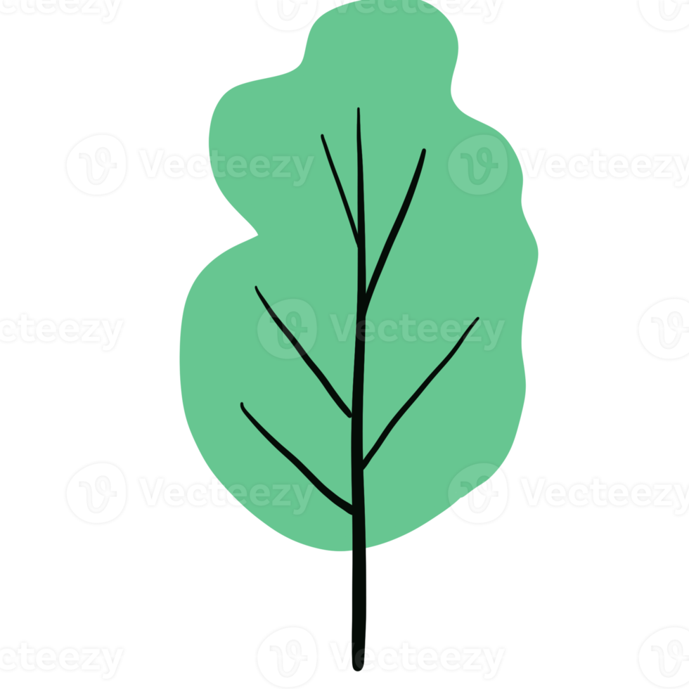 Colorful Tree Elements png