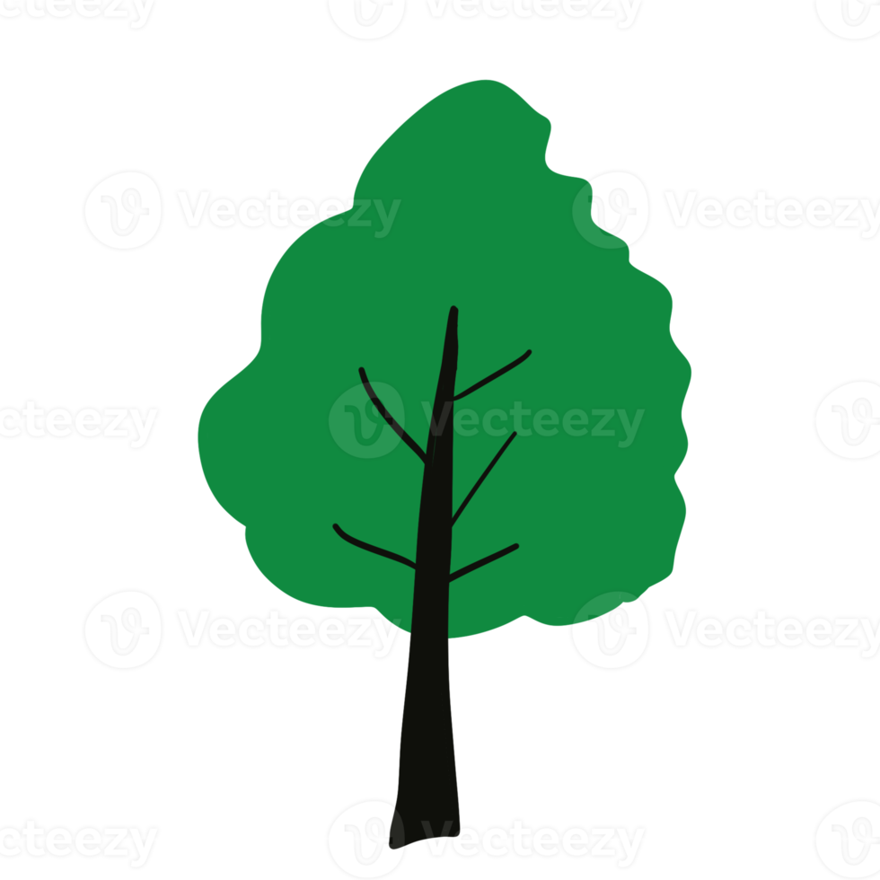 Colorful Tree Elements png