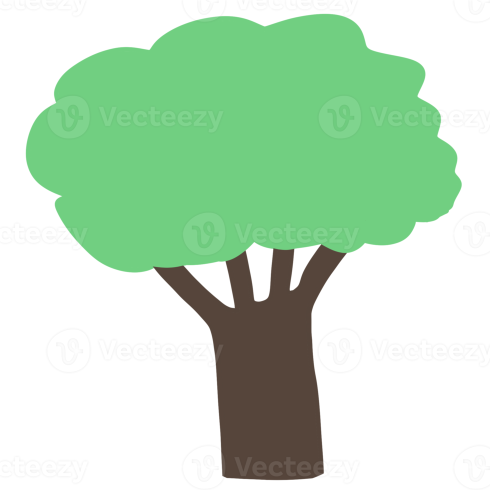 Colorful Tree Elements png