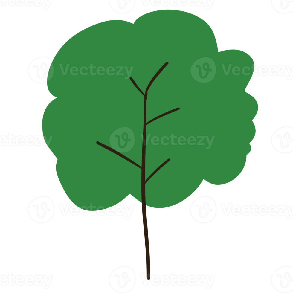 Colorful Tree Elements png