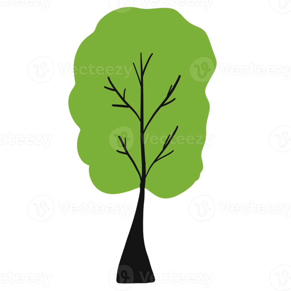 Colorful Tree Elements png