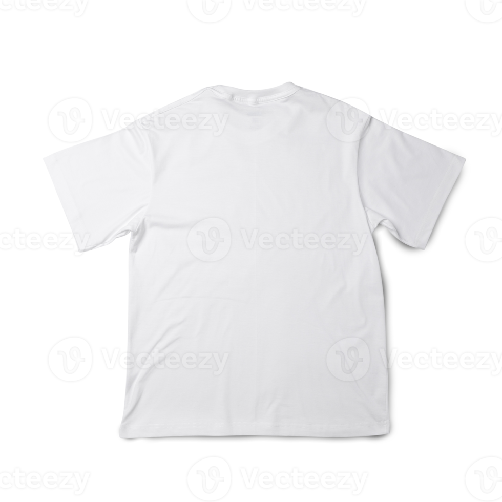 weißes übergroßes t-shirt-modell, realistisches t-shirt png