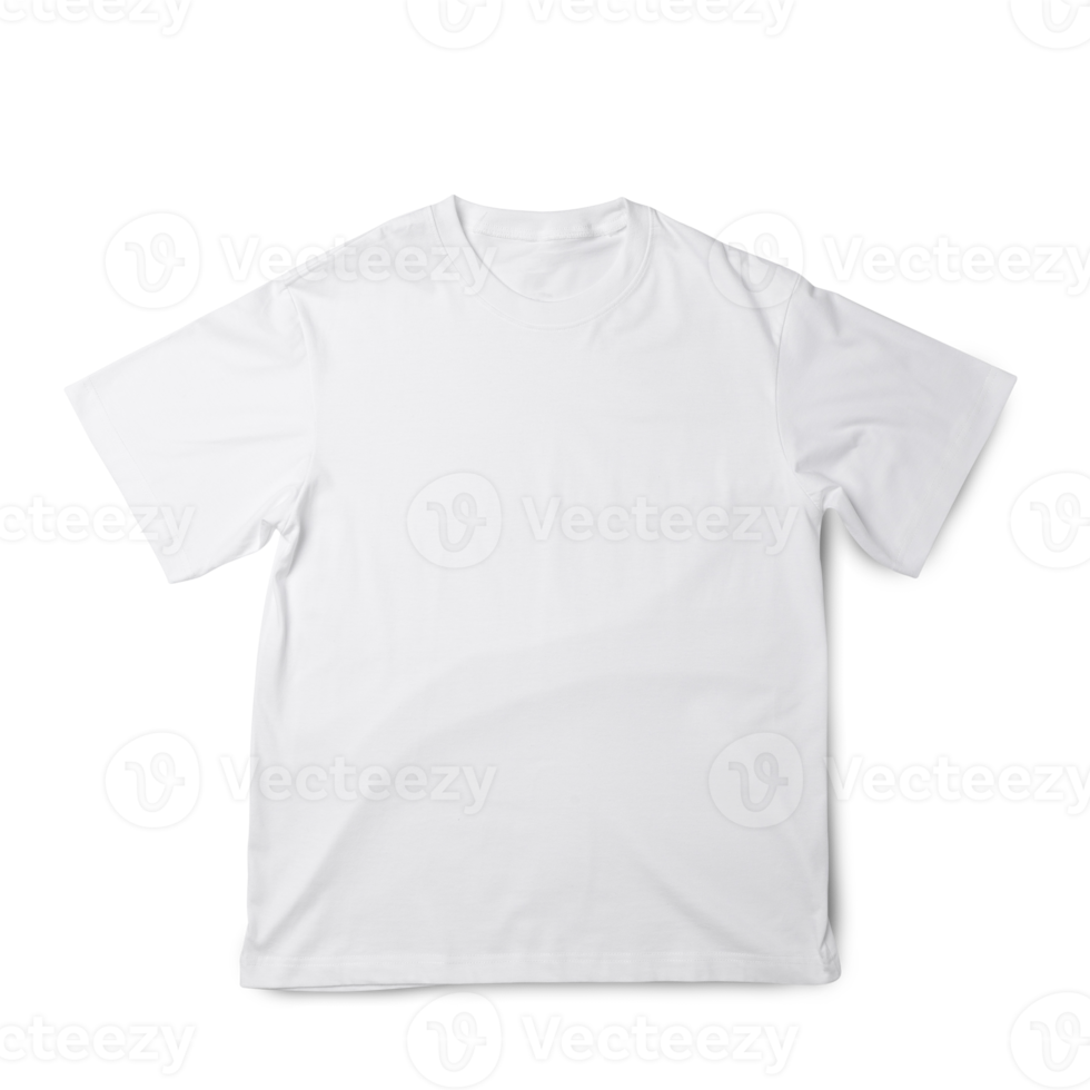 White Oversize T shirt mockup, Realistic t-shirt png