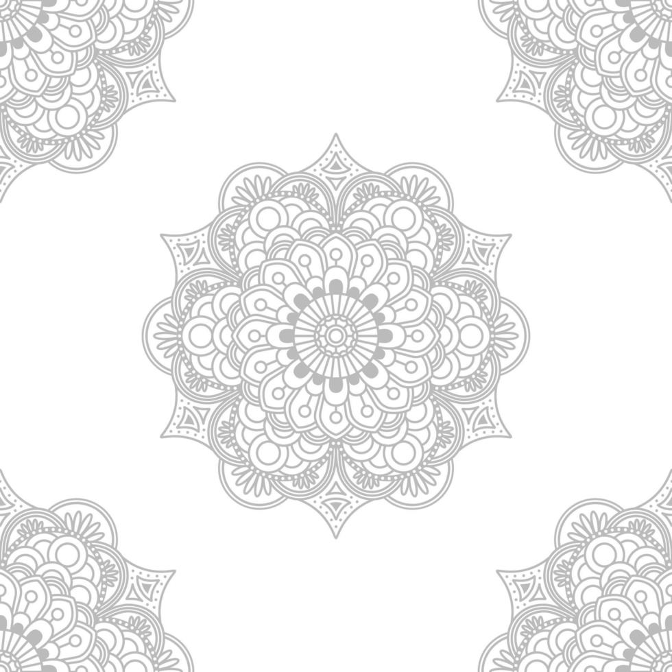 Outline Rangoli icon isolated on white background vector