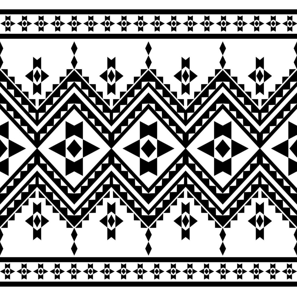 Ethnic geometric pattern design for background or wallpaper, tapestry, scarves, embroidery. vector