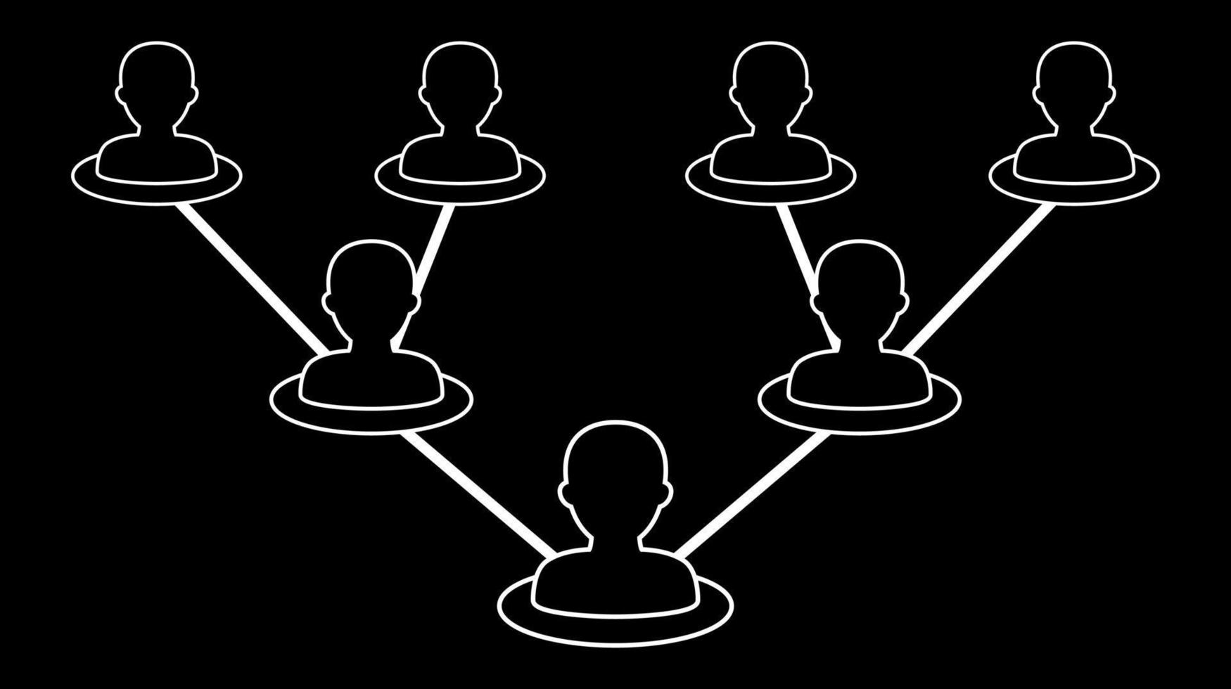 People network icon vector