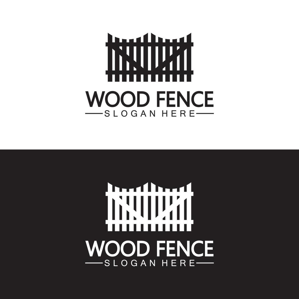 Fence icon vector logo template