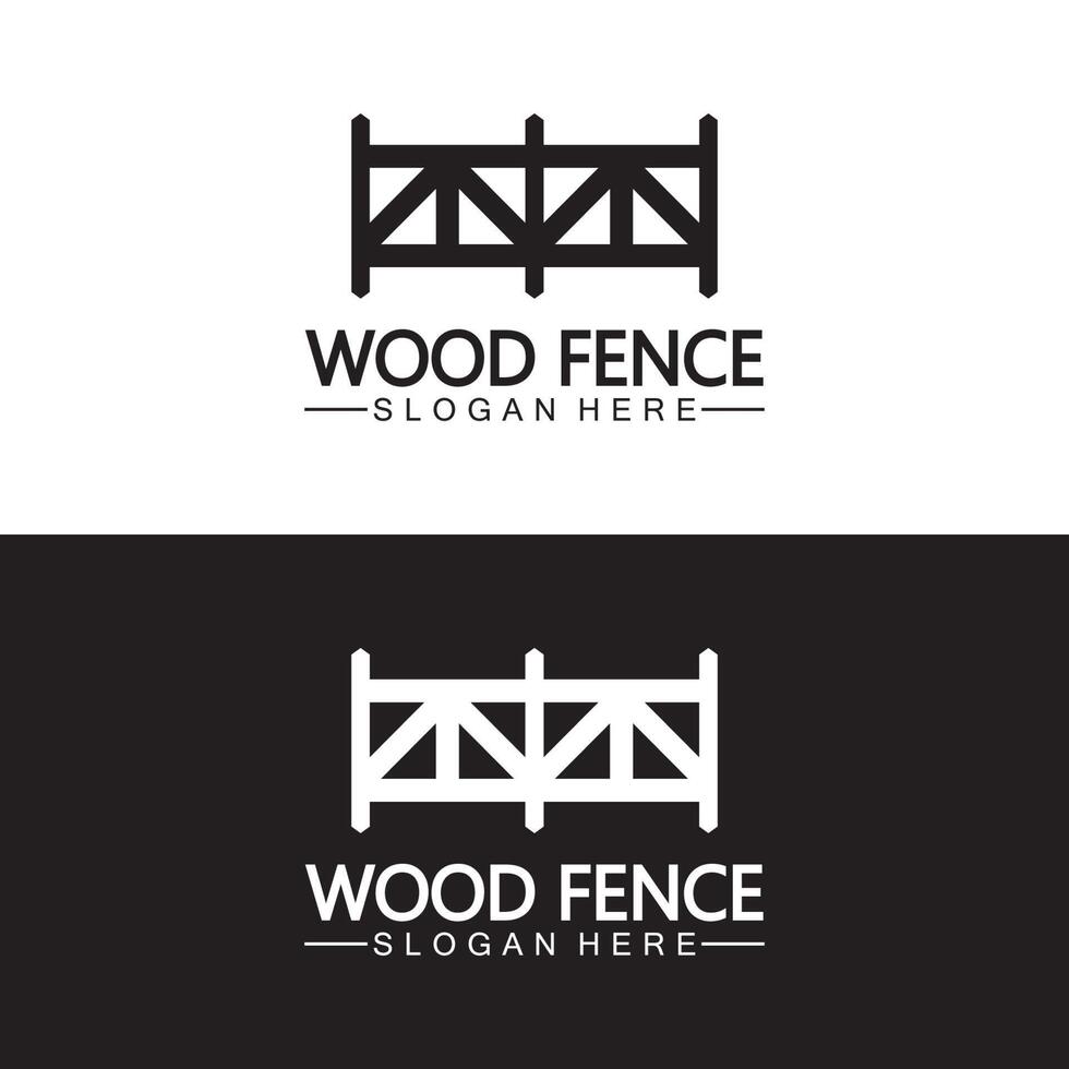 Fence icon vector logo template