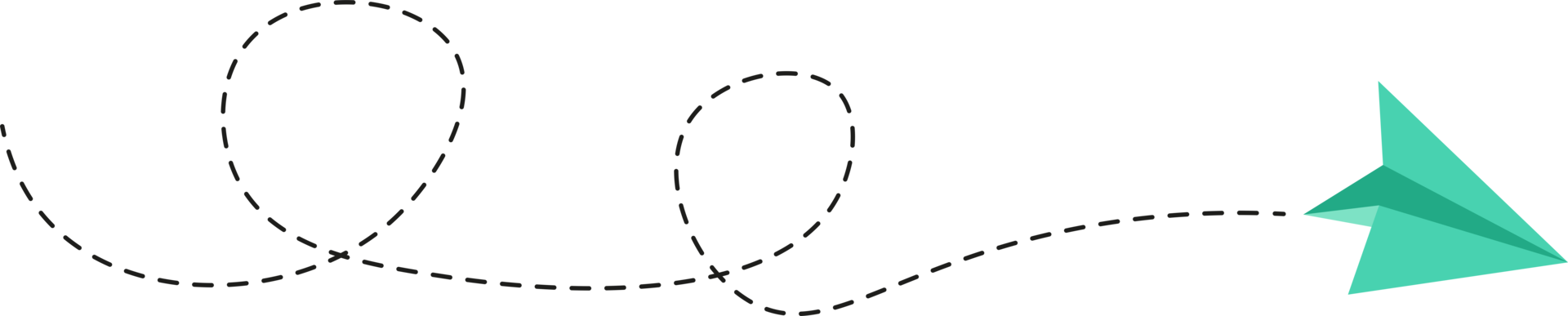 Dashed Line Paper Airplane Route png