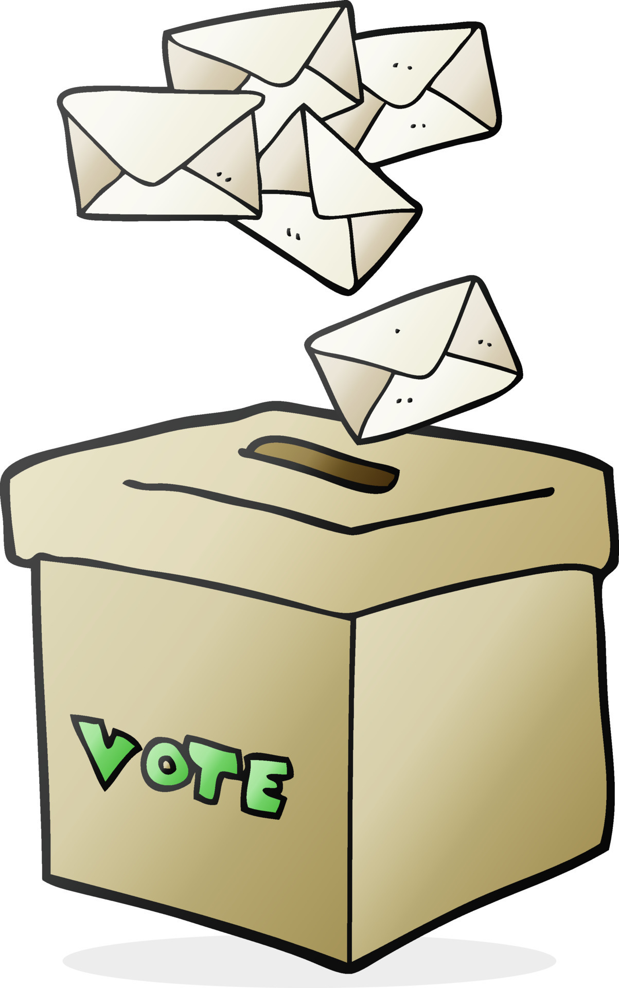 freehand drawn cartoon ballot box 12030302 Vector Art at Vecteezy
