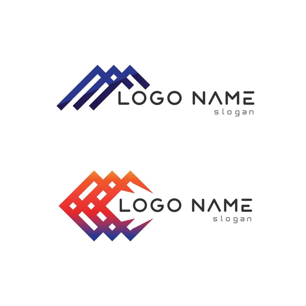 Business icon and logo design vector graphic