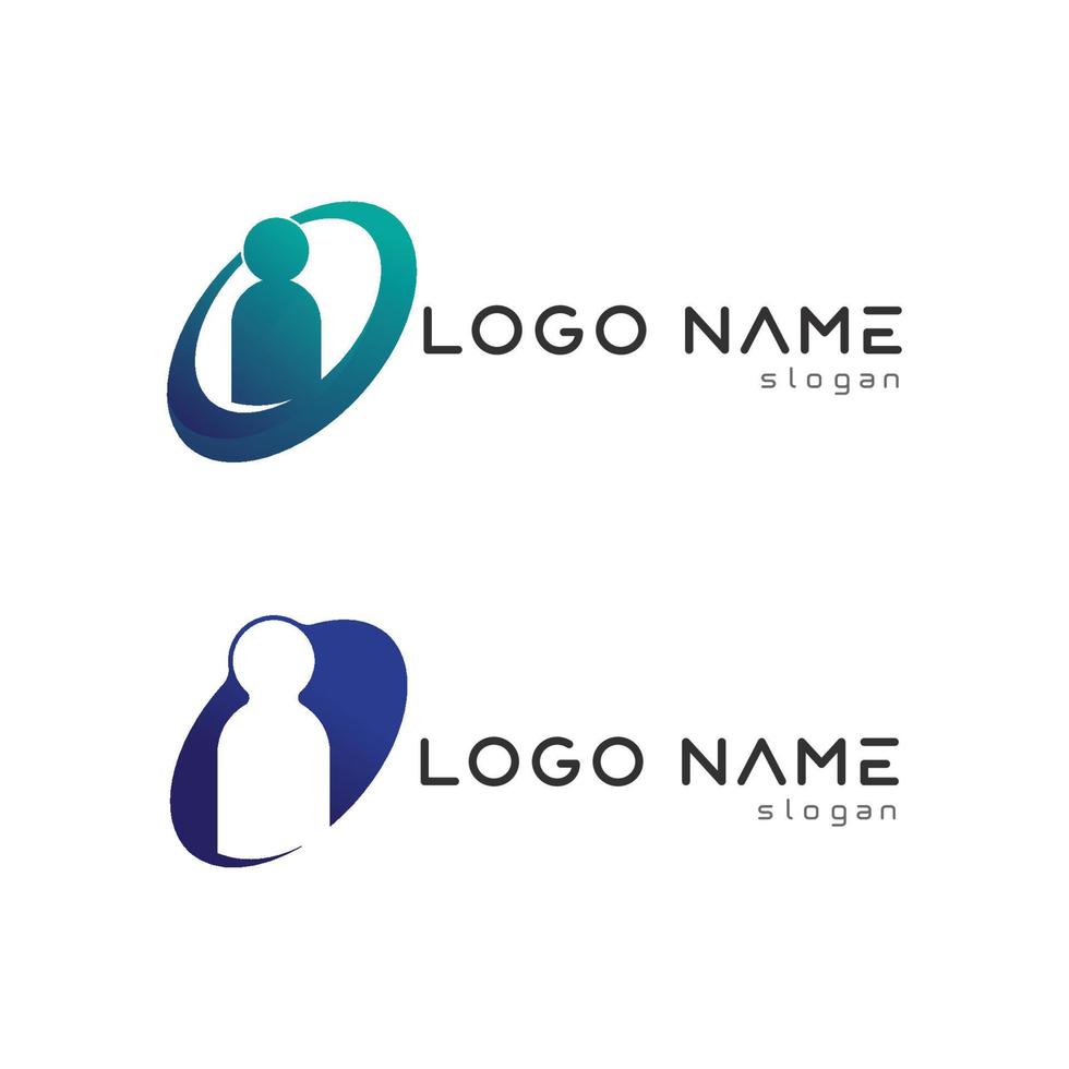 Icono de negocio y gráfico vectorial de diseño de logotipo vector