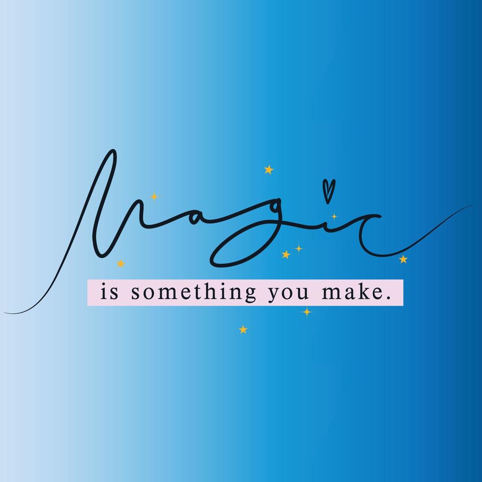 magic to make vector