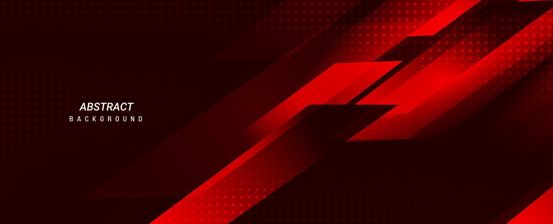 Abstract red geometric luxury design background vector