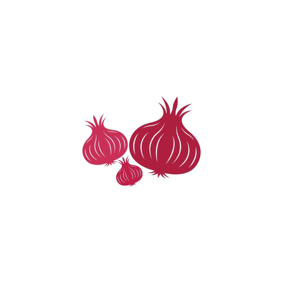 Onion logo icon design illustration vector