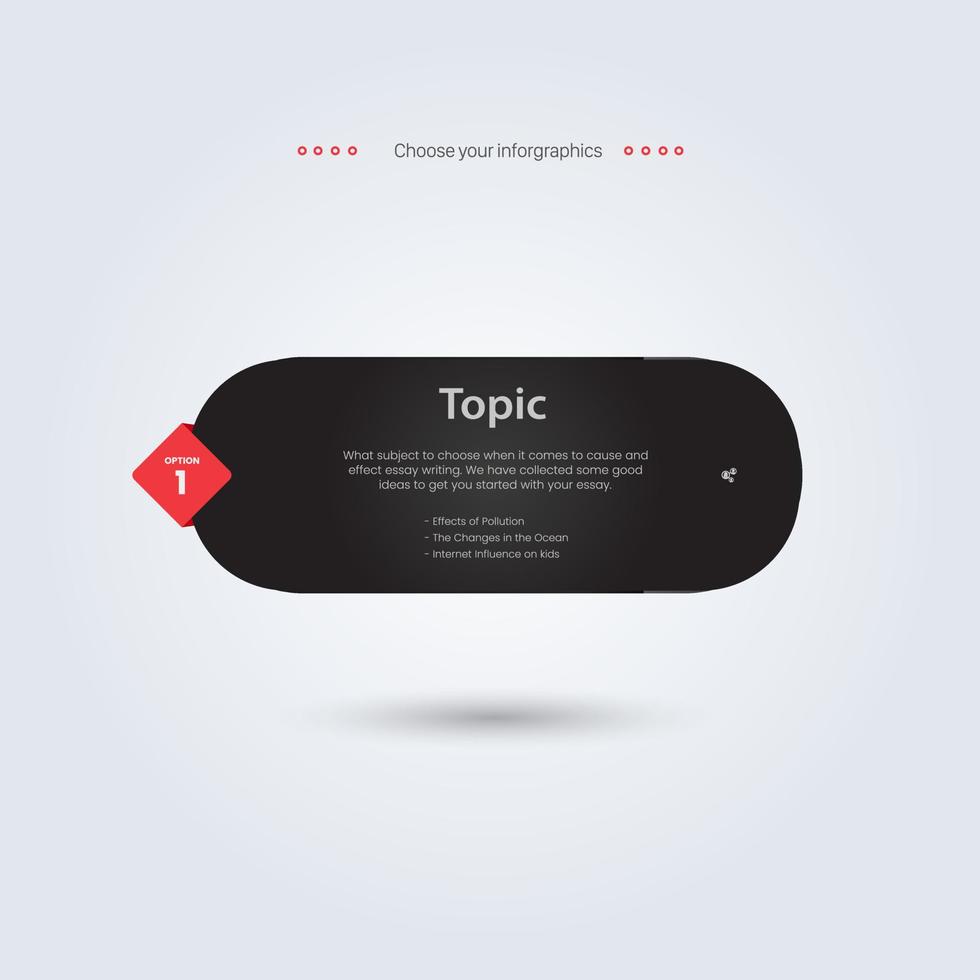 dark vector button of infographic design and modern processing step of workflow element, a dark infographic icon and banner template used in finance and business sections