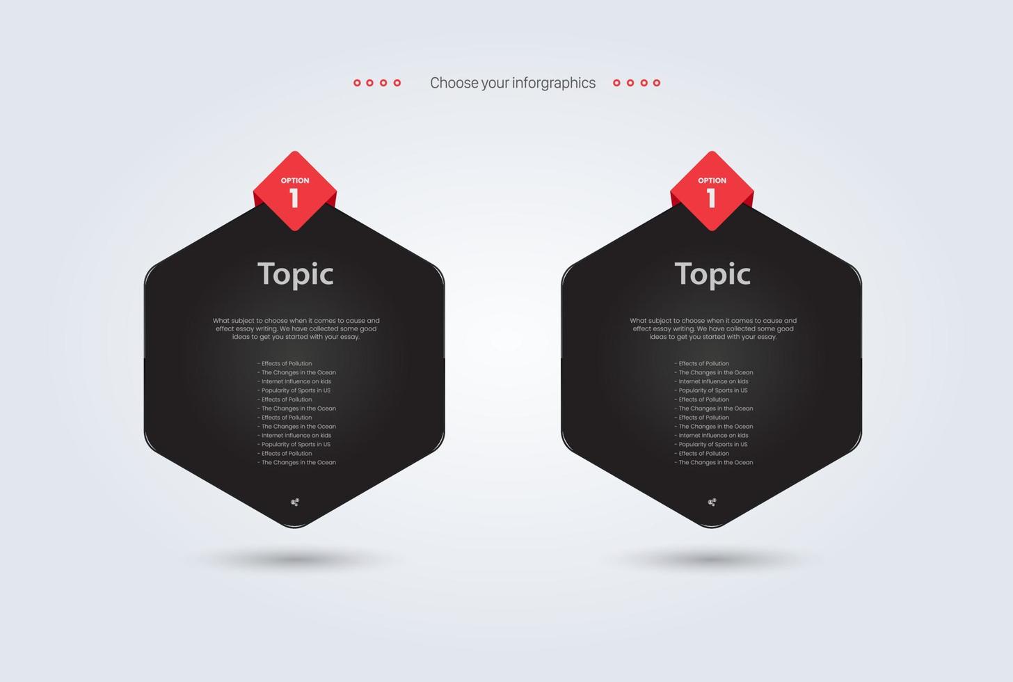 TWO Vector infographic levels, charts, buttons, options in SET of Two infographic icons and banners template used in financial and business elements