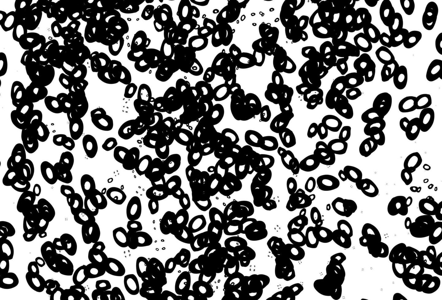 Black and white vector template with circles. 12034406 Vector Art at