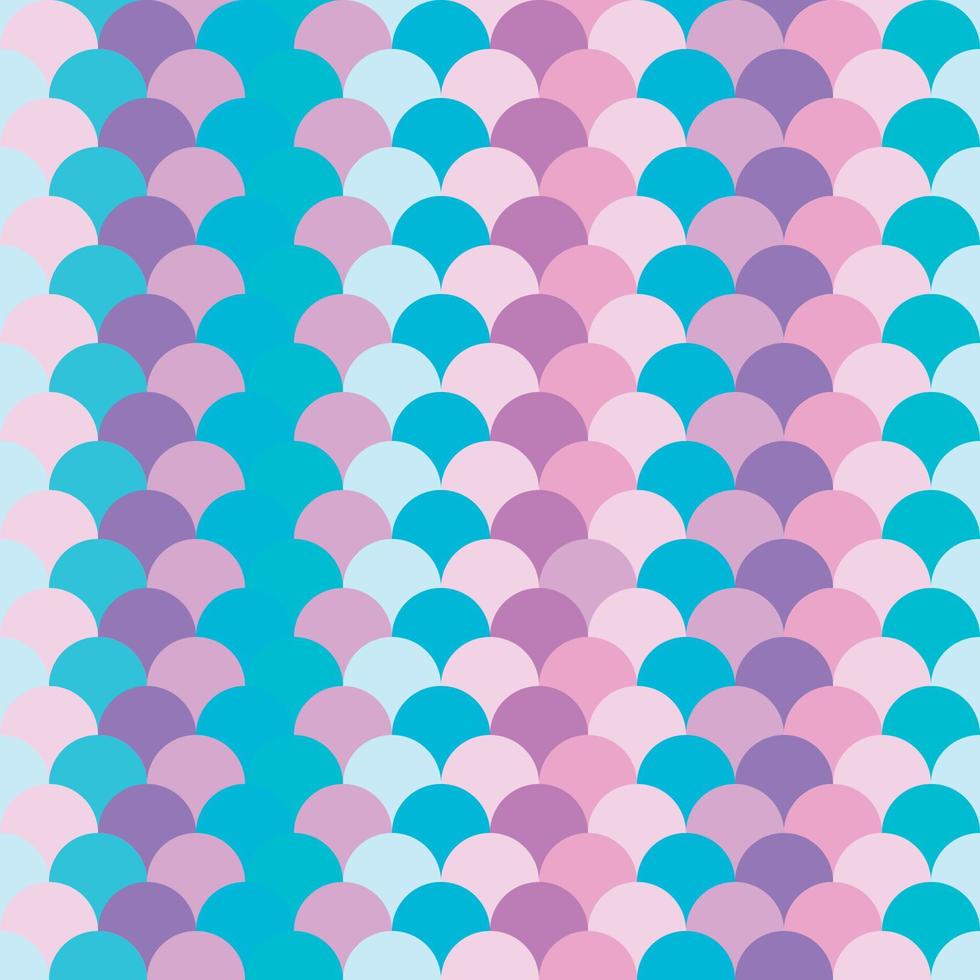 Mermaid Scales Pattern vector