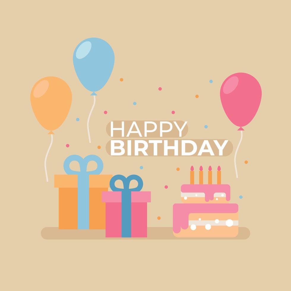 Happy Birthday Elements vector