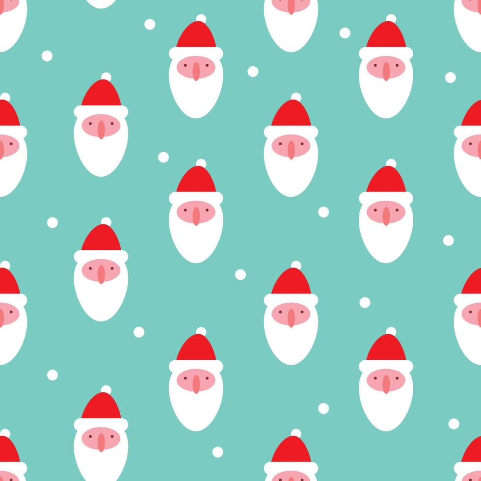 Santa Clauss Seamless Pattern vector