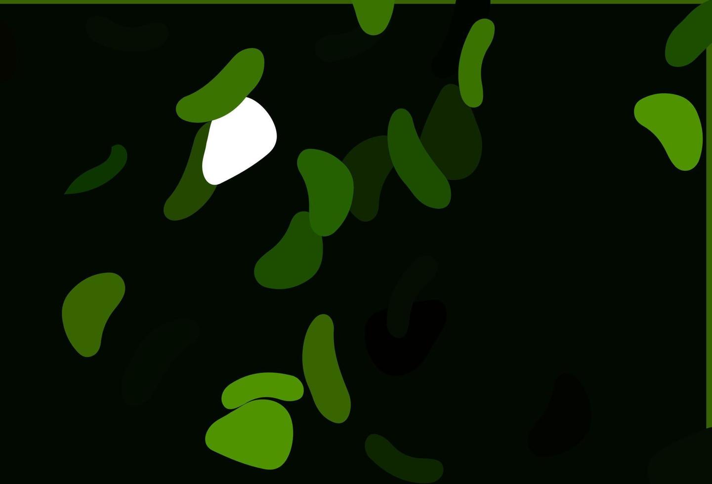 textura de vector verde claro con formas aleatorias.