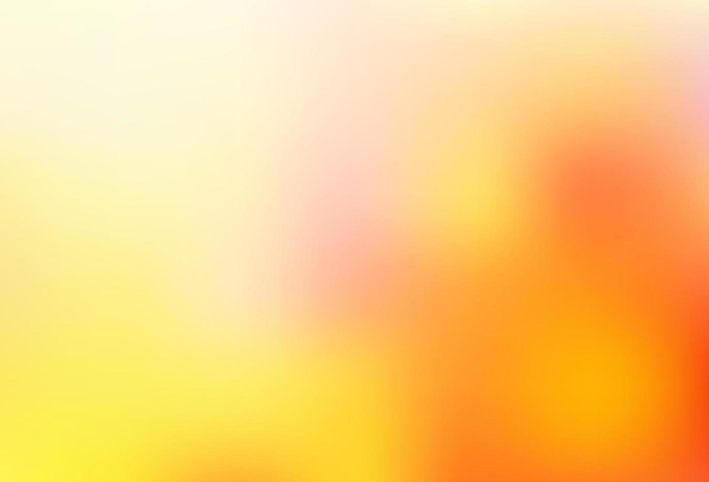 Light Yellow, Orange vector blurred and colored background.