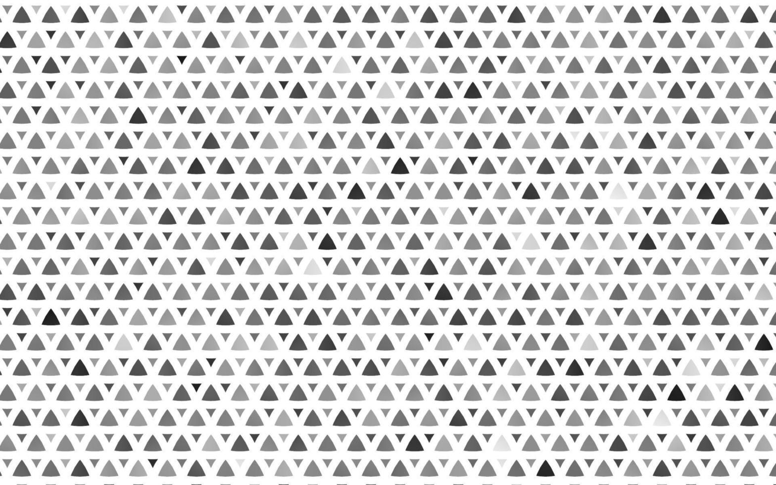 Fondo transparente de vector gris plateado claro con triángulos.