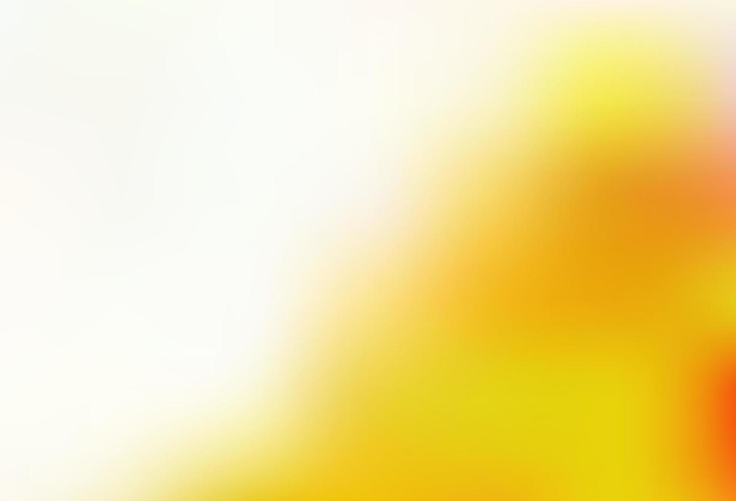 Light Yellow, Orange vector blurred bright background.