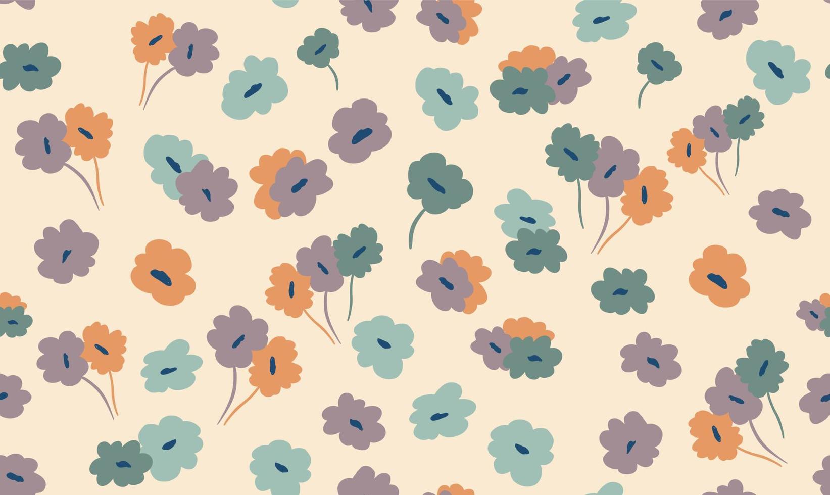 fondo floral para textil, traje de baño, papel tapiz, cubiertas de patrón, superficie, papel de regalo. vector