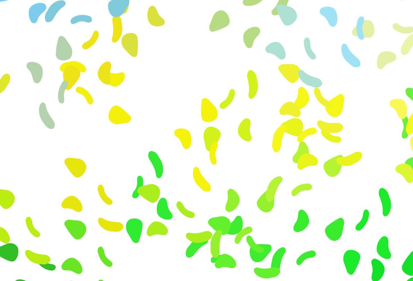 Light Blue, Yellow vector template with memphis shapes.
