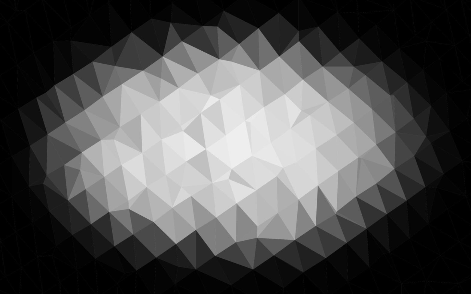 Light Silver, Gray vector shining triangular template.