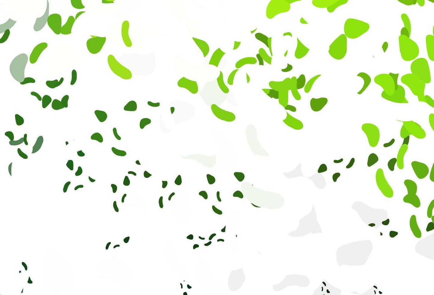 Light Green vector backdrop with abstract shapes.