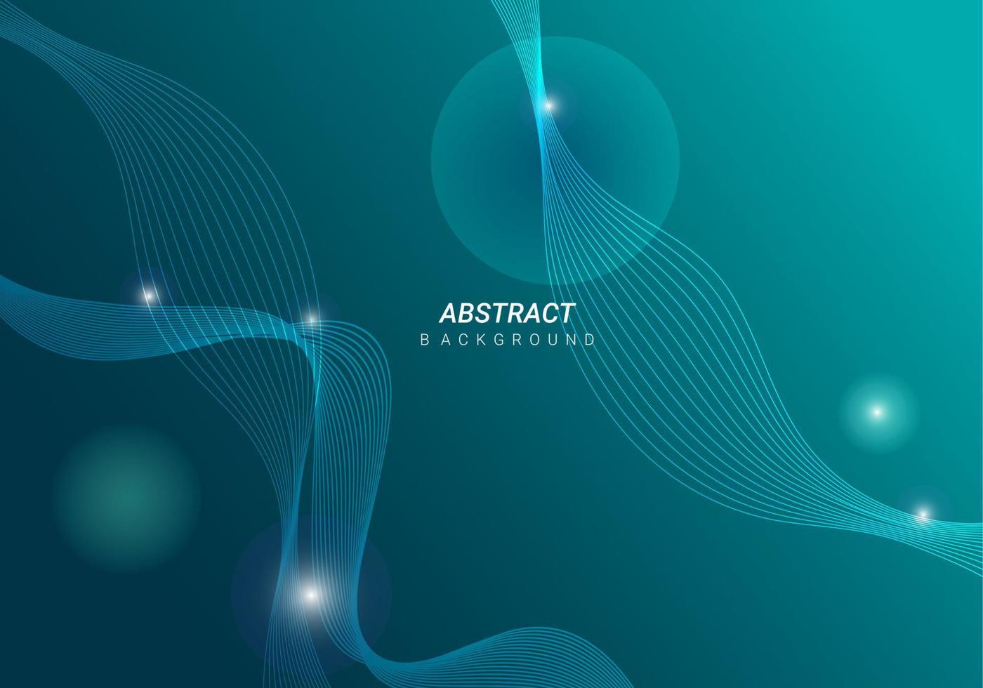 Abstract wavy pattern space design blue background vector