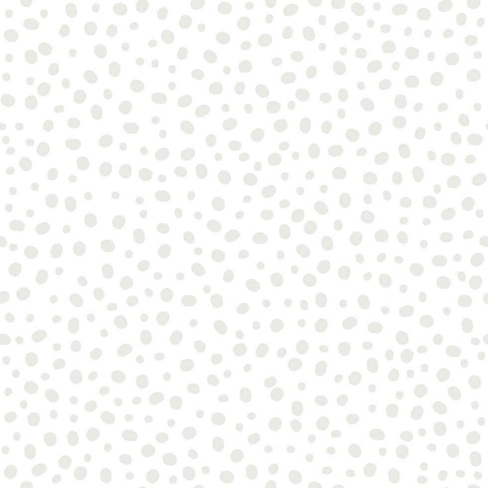 Gray abstract dots on a white background. Abstract neutral simple pastel color print. Seamless pattern with vector dots.