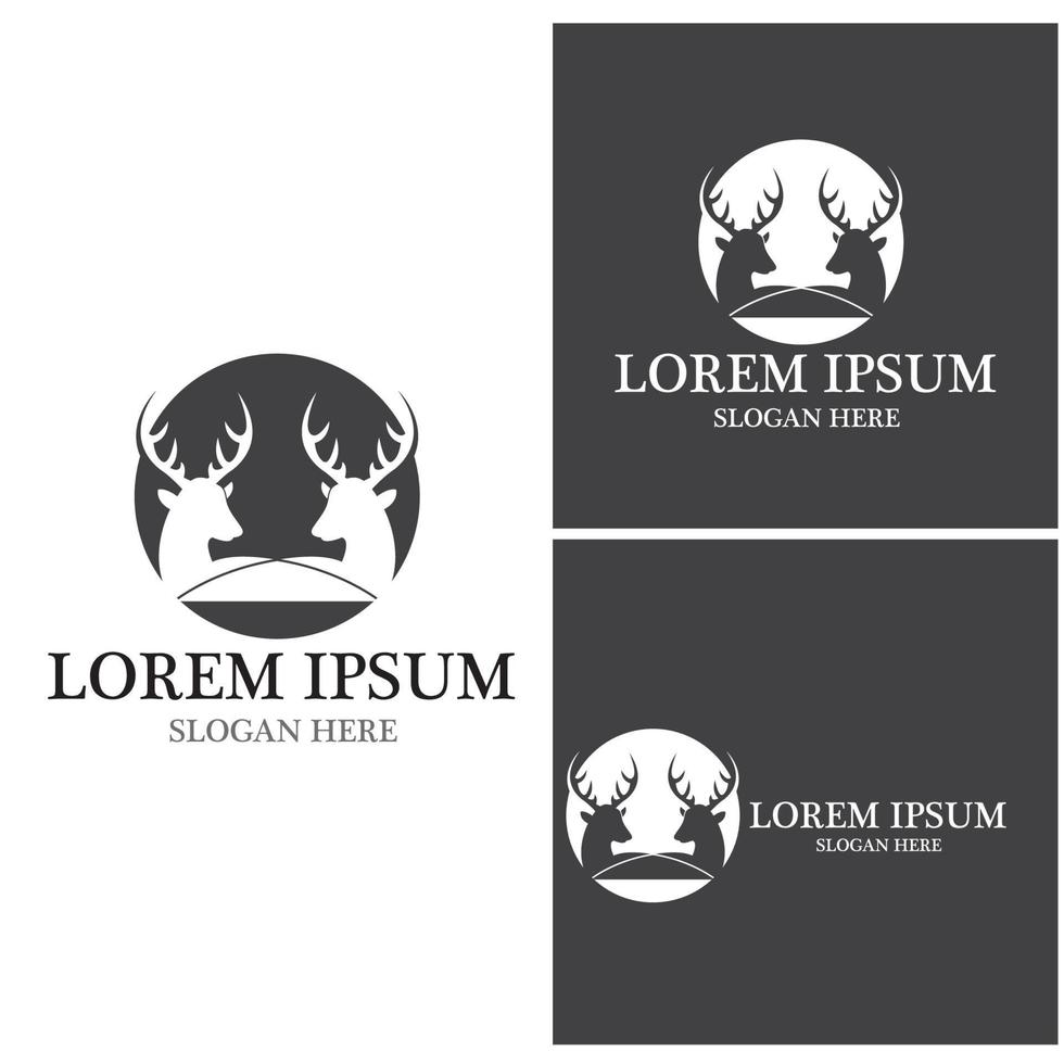 Deer vector icon illustration design