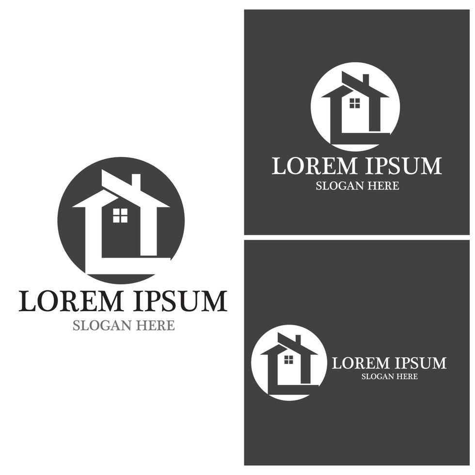 House Logo Home Real Estate Business  Home  building vector