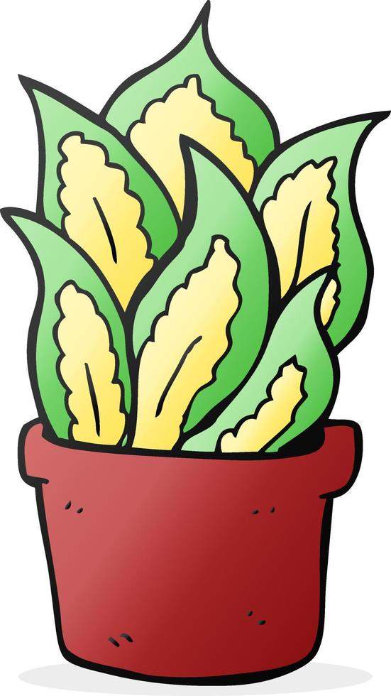 planta de la casa de dibujos animados dibujados a mano alzada vector