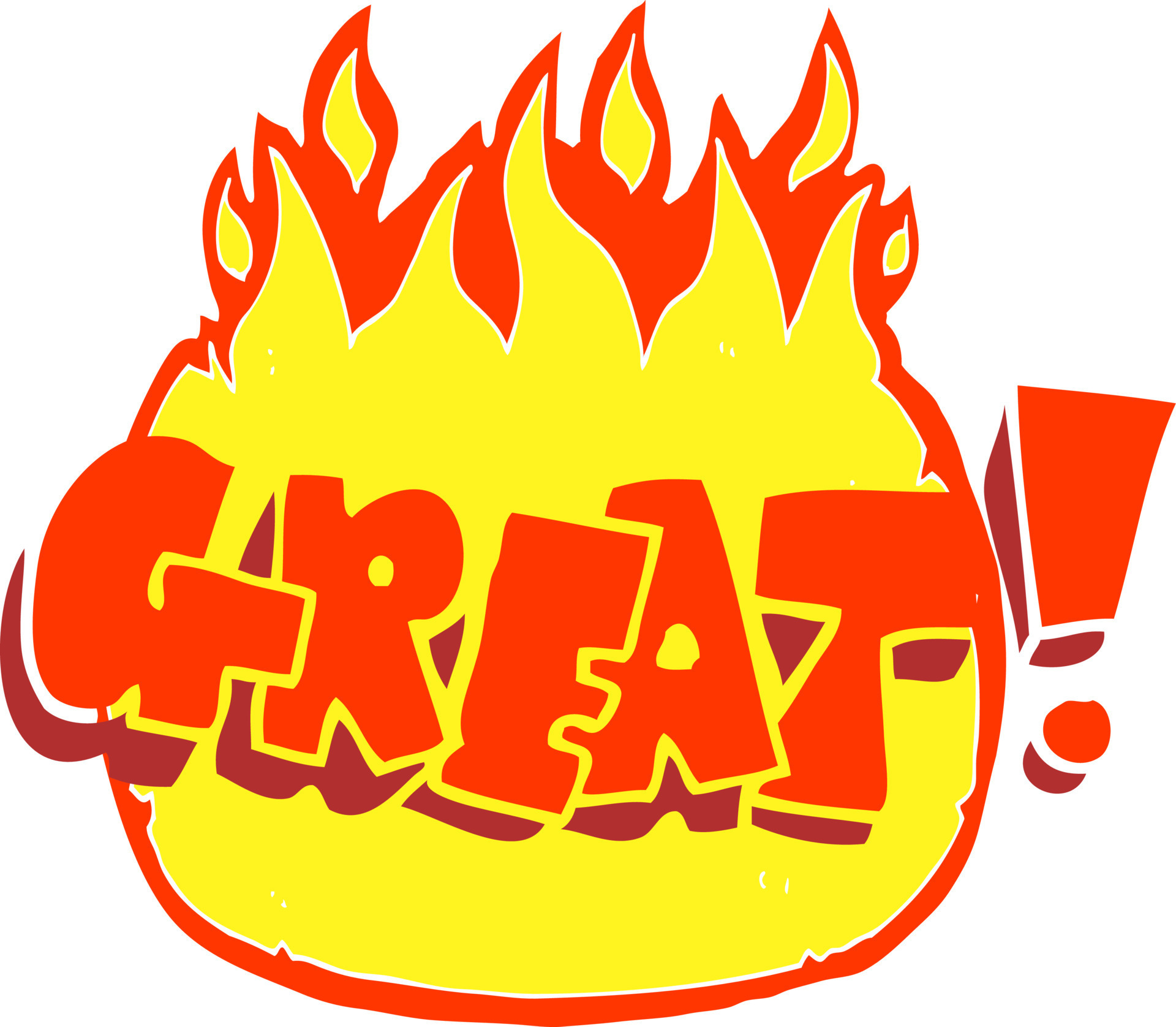 flat color illustration of Great symbol 12036484 Vector Art at Vecteezy flat color illustration of Great symbol 12036484 Vector Art at Vecteezy