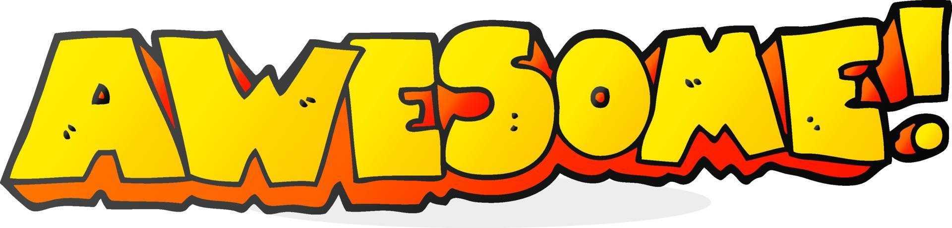 awesome freehand drawn cartoon symbol vector