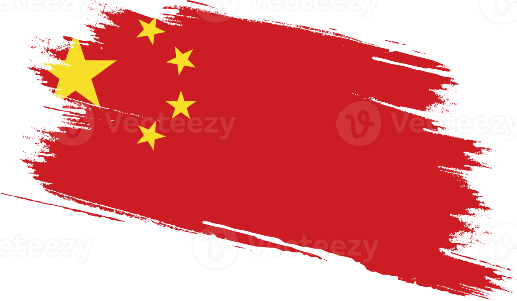 China flag with grunge texture 12037421 PNG
