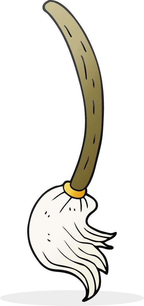 freehand drawn cartoon mop vector