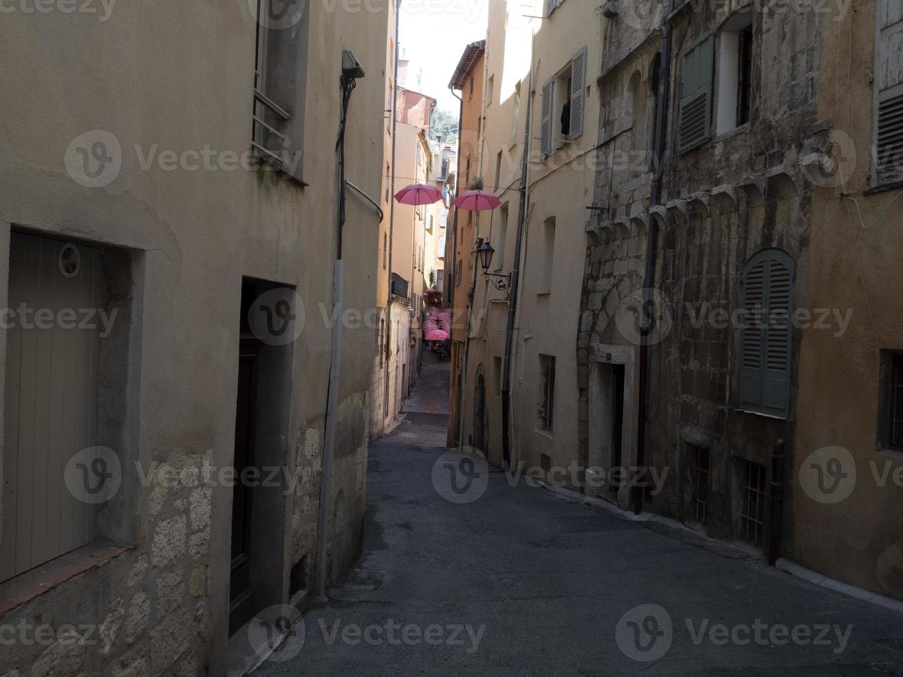 Grasse France provence alps medieval village  historic old houses photo