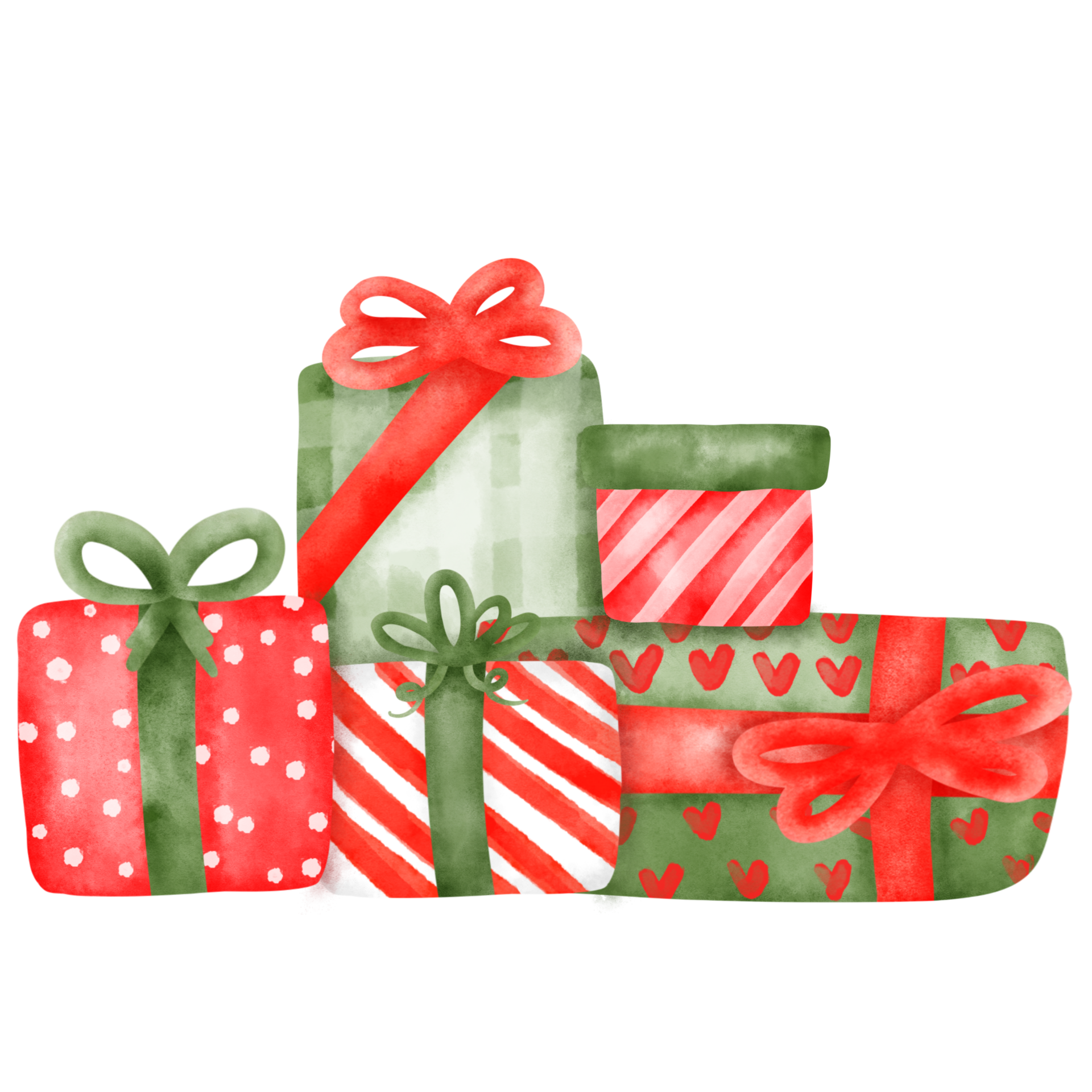 Watercolor Christmas Gifts 12039186 PNG albero-di-natale-e-regali-di-natale-natale-regalo-decorazione