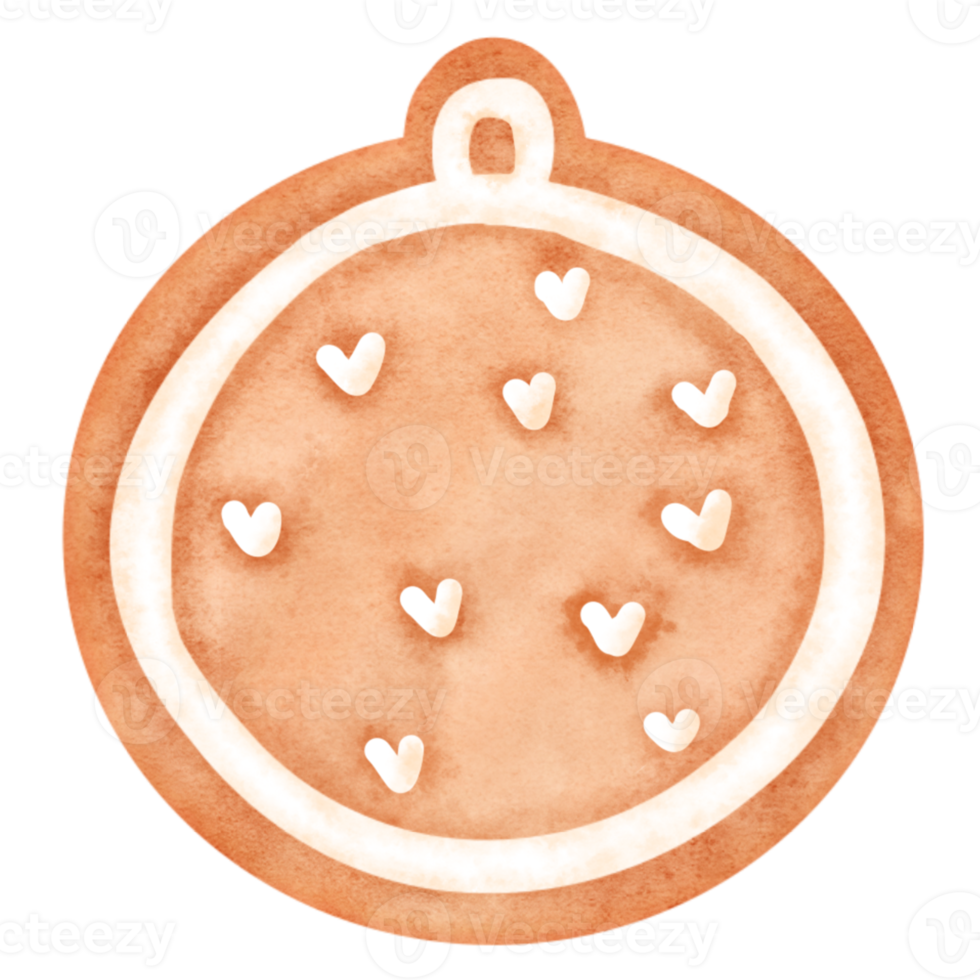 Christmas Cookie Watercolor illustration png