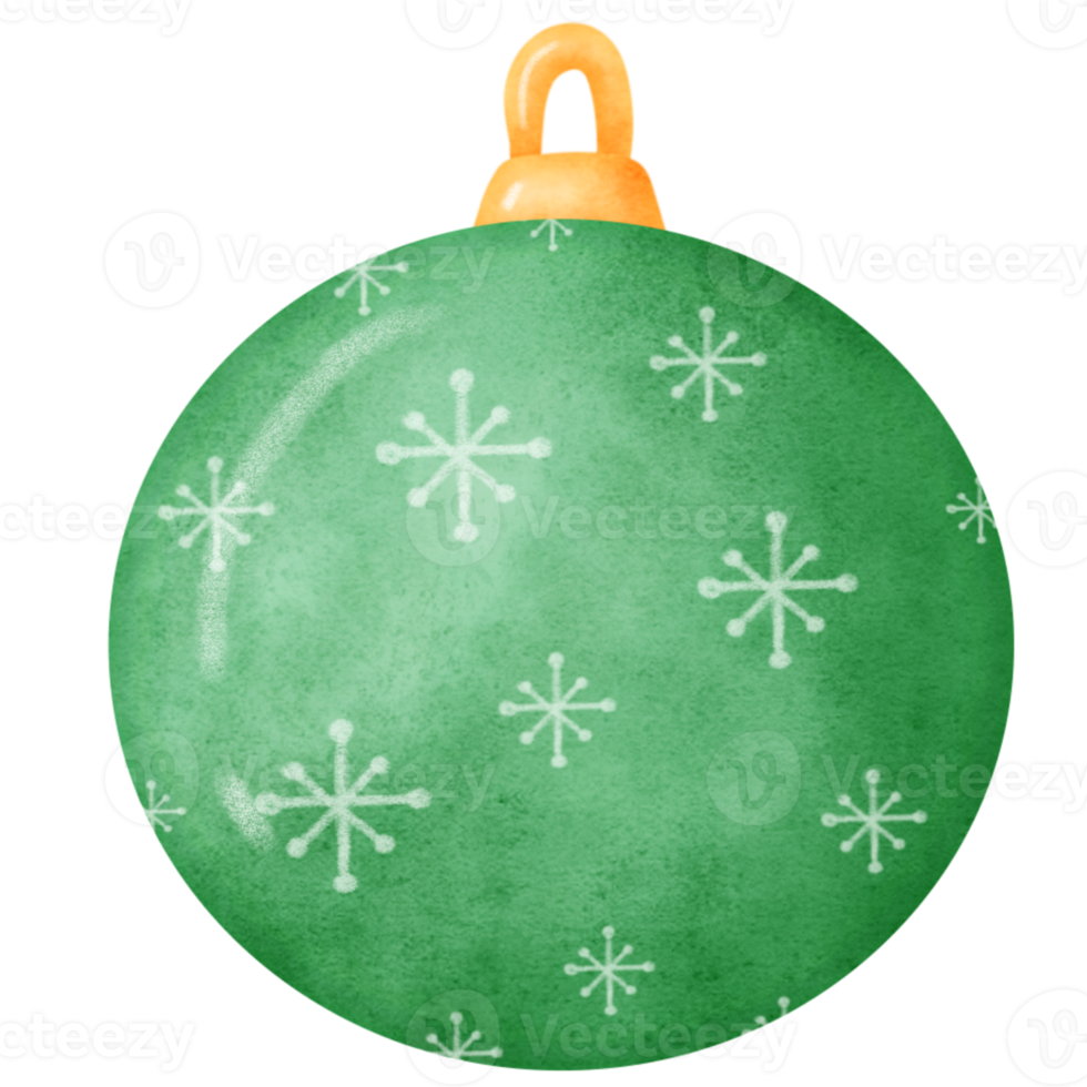 Christmas Ball Watercolor png