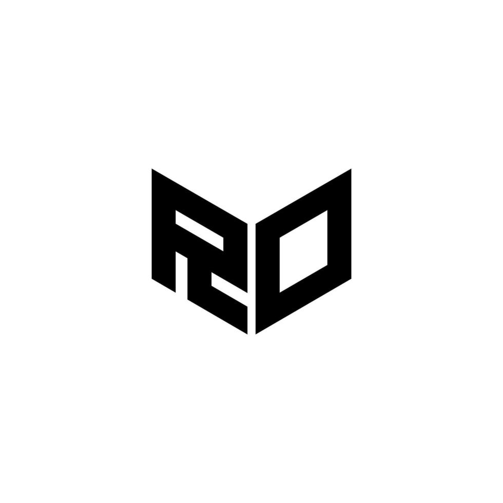 RO letter logo design with white background in illustrator. Vector logo, calligraphy designs for logo, Poster, Invitation, etc.